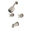 Kingston Brass KBX8146BX Two-Handle Tub and Shower Faucet, Polished Nickel KBX8146BX - alternate 1